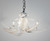 Whitetail Deer 3 Antler Cascade White Chandelier