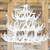 Whitetail Deer 42 Antler White Chandelier