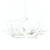 Whitetail Deer 6 Antler White Chandelier
