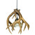 Whitetail Deer 3 Antler Pendant Light