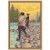 Women Fishing Framed Canvas