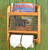 Wood Bear Toilet Paper Holder and Magazine Rack