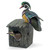 Wood Ducks in Birdhouse Sculpture
