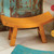 Wood Santa Fe Sitter Stool - Orange