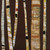 Woodland Birch Brown Canvas Art