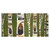Woodland Forest Bear Green Canvas Art