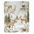 Woodland Winter Fleece Throw