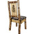 Woodsman Woodland Upholstery Side Chair with Laser-Engraved Pine Tree Design