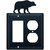 Wrought Iron Bear GFI & Outlet Cover