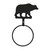 Wrought Iron Bear Towel Ring