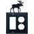 Wrought Iron Moose GFI & Outlet Cover - OUT OF STOCK UNTIL 05/21/2025