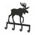 Wrought Iron Moose Key Rack