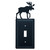 Wrought Iron Moose Single Switch Cover