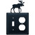 Wrought Iron Moose Switch & Outlet Cover
