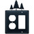 Wrought Iron Pines Single Outlet & GFI Cover
