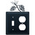 Wrought Iron Pinecone Switch & Outlet Cover