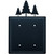 Wrought Iron Pines Double Electrical Cover