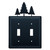 Wrought Iron Pines Double Switch Cover