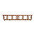 Yei 42 Inch Pine Hook Shelf