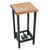 Black Metal Pines Drink Table