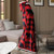 Bear Buffalo Plaid Hooded Sherpa Throw