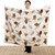 Pinecone Medley Plush Throw