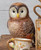 Autumn Wildlife Owl Cookie Jar