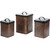Pinecones Metal Canisters - Set of 3
