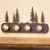 Pine Trees Metal Vanity - 6 Light - OVERSTOCK