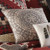 Crimson Vista Mandala Pillow