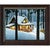 Snowy Cabin Personalized Framed Print
