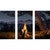 At the Campfire Personalized Block Mount Triptych