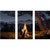 At the Campfire Personalized Wrapped Canvas Triptych