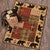 Bear & Pinecone Border Rug - 2 x 8