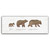 Personalized Bear Family Block Mount - 26 x 10