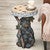 Pinecone Black Bear Accent Table