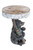 Pinecone Black Bear Accent Table