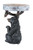 Pinecone Black Bear Accent Table