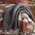 Charcoal Knitted Throw