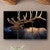 Winter Elk Triptych - Block Mount Panels
