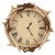 Faux Antler Wall Clock