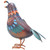Painted Desert Quail Metal Decor