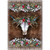 Floral Steer Skull Rug - 8 x 11