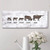 Longhorn Family Personalized Block Mount - 26 x 10