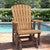 Kingston Adirondack Glider - Cedar & Tudor Brown