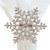 Ornate Snowflake Napkin Rings - Set of 6