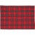 Red Tartan Plaid Placemats - Set of 6