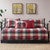 Crimson Plaid Reversible Daybed Cover Set