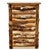 Elk Antler 5 Drawer Log Chest