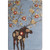 Moose Blossom Blue Rug - 8 x 11